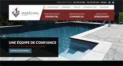 Desktop Screenshot of entreprisesmarechal.com